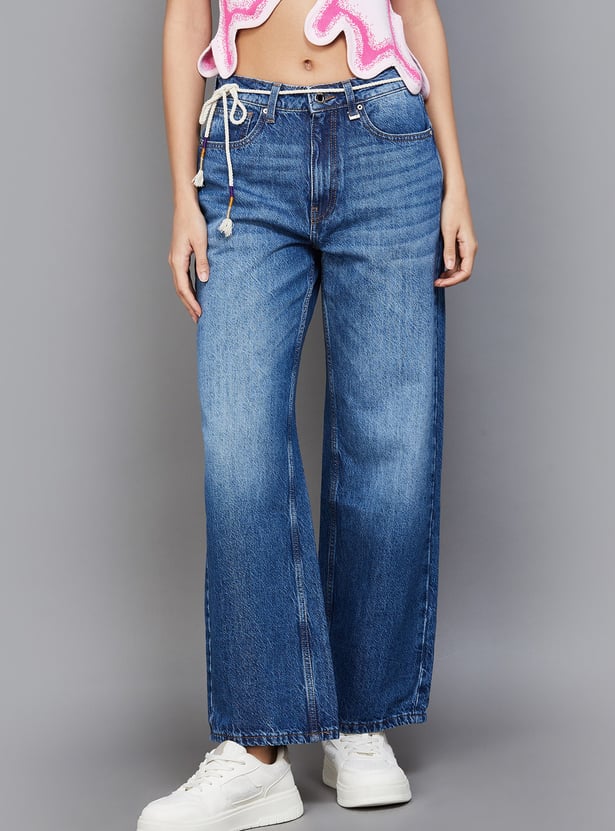 ONLY Washed Straight Fit Jeans