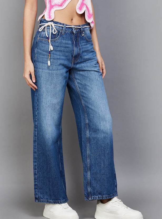 ONLY Washed Straight Fit Jeans
