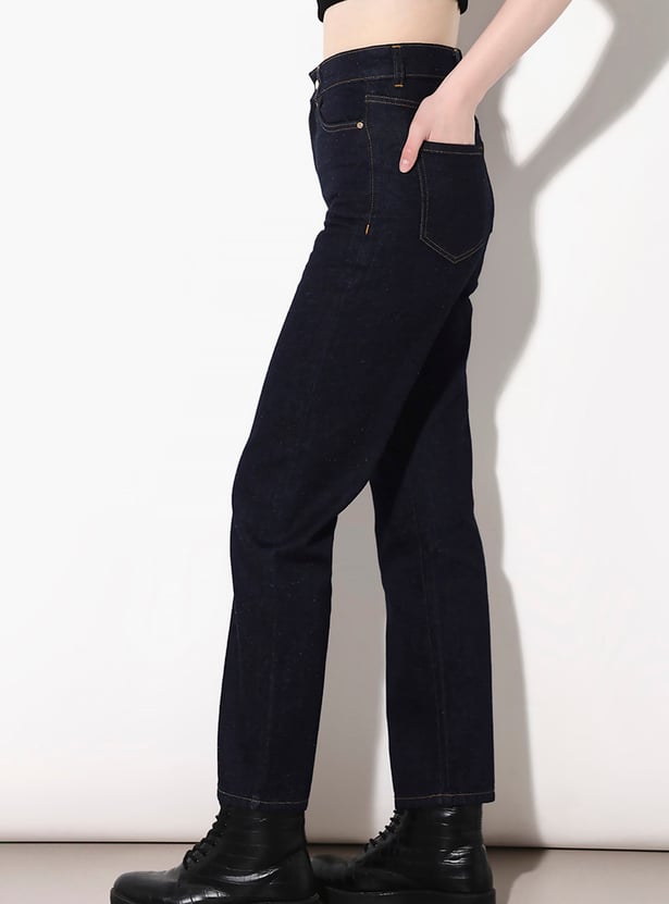 ONLY Darkwashed Straight Fit Jeans