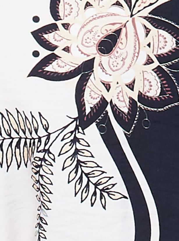 VERO MODA Printed Midi Shirt Dress