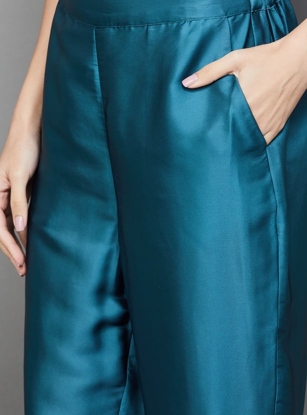 VERO MODA Floral Print Wide Leg Trousers