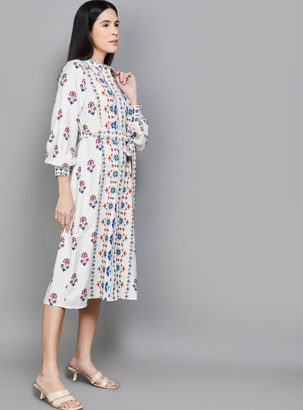 VERO MODA Floral Print Shirt Dress