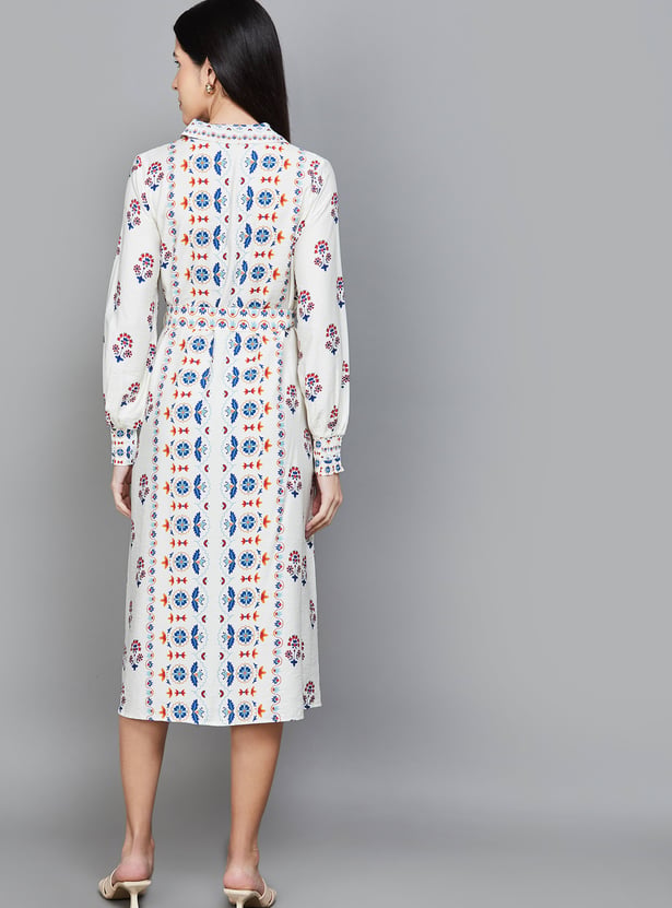 VERO MODA Floral Print Shirt Dress