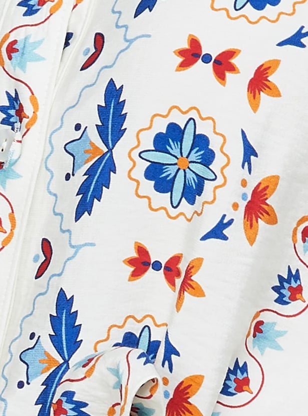 VERO MODA Floral Print Shirt Dress