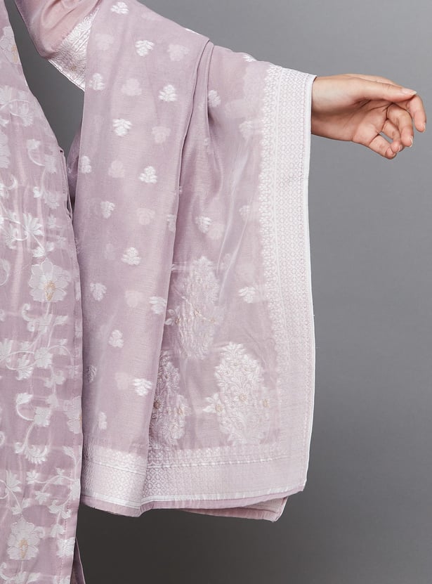 LIBAS Woven Straight Kurta Set