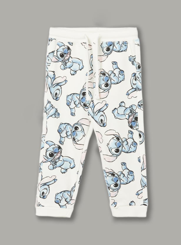 JUNIORS Boys Stitch Print Joggers
