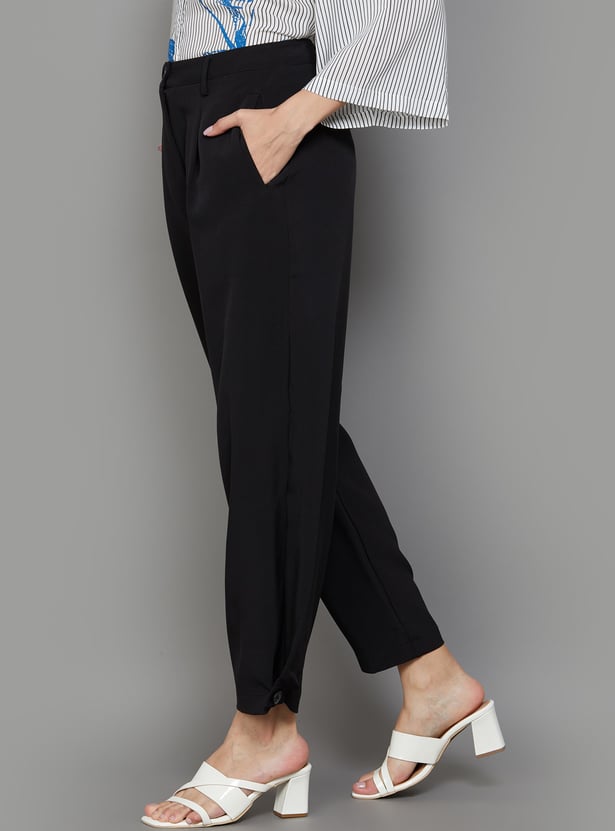 VAN HEUSEN Solid Trousers