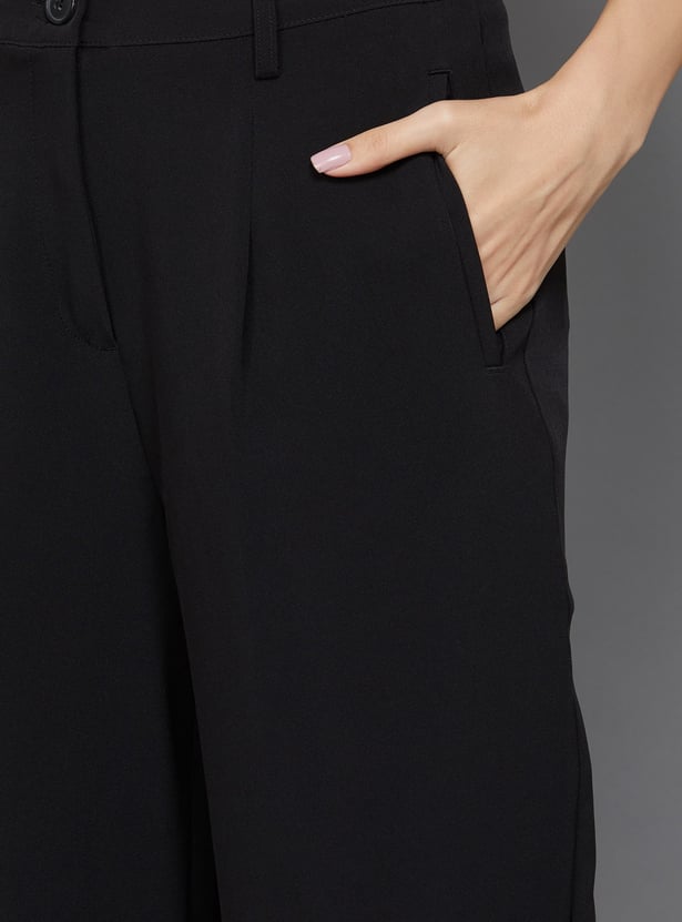 VAN HEUSEN Solid Trousers