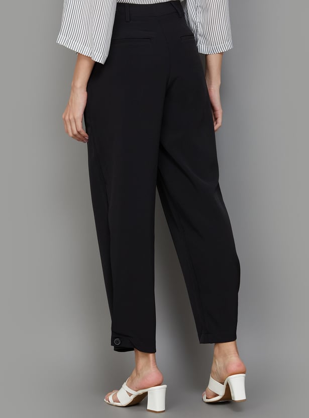 VAN HEUSEN Solid Trousers