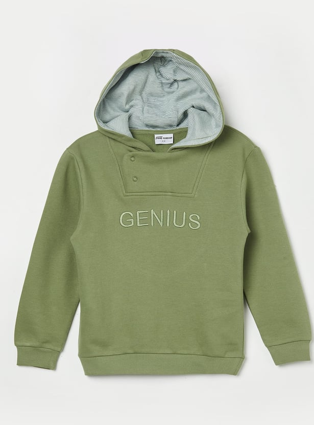 FAME FOREVER Embroidered Sweatshirt