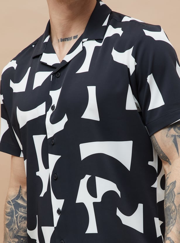 BOSSINI Printed Regular Fit Shirt