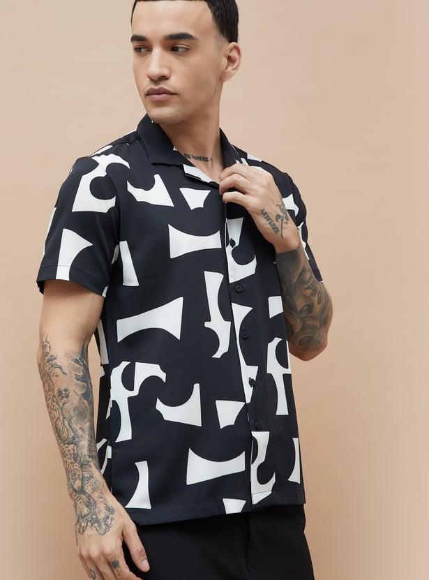 BOSSINI Printed Regular Fit Shirt
