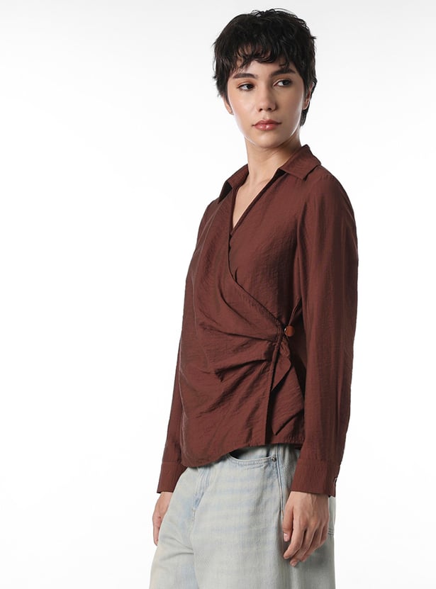ONLY Solid Wrap Top