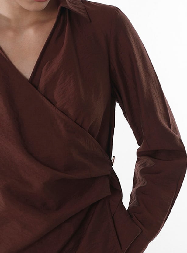 ONLY Solid Wrap Top