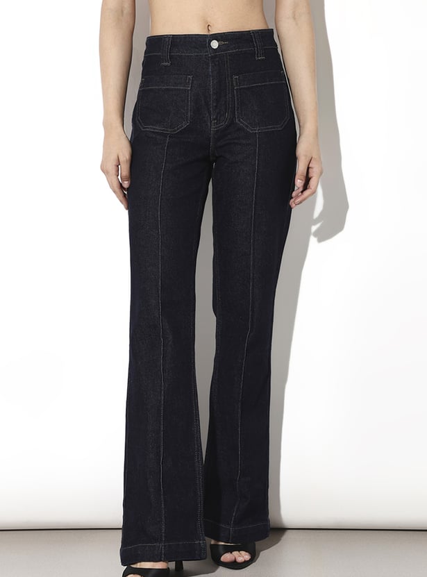 ONLY Darkwashed Flared Fit Jeans