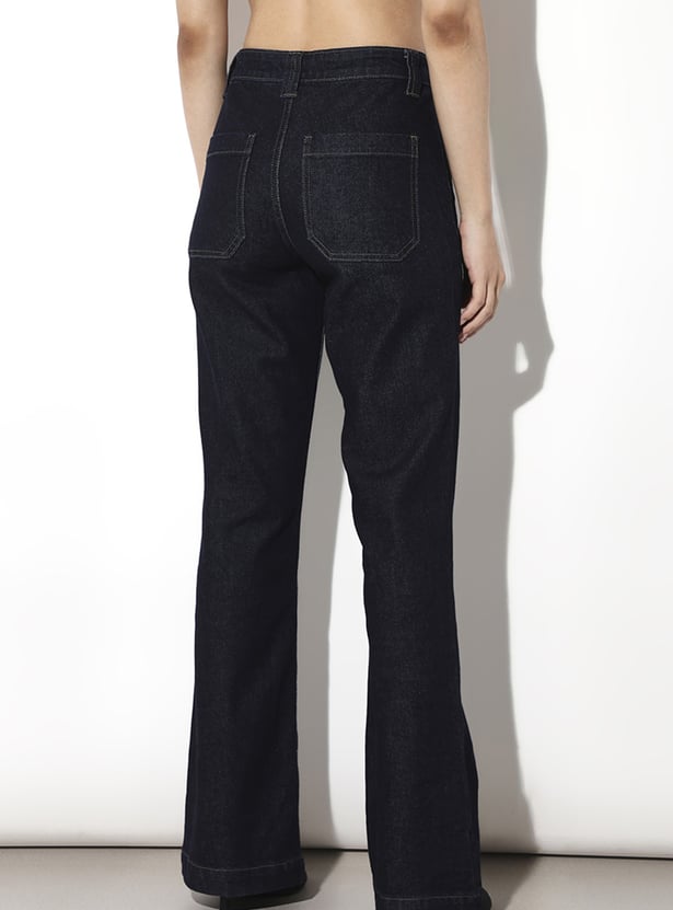 ONLY Darkwashed Flared Fit Jeans