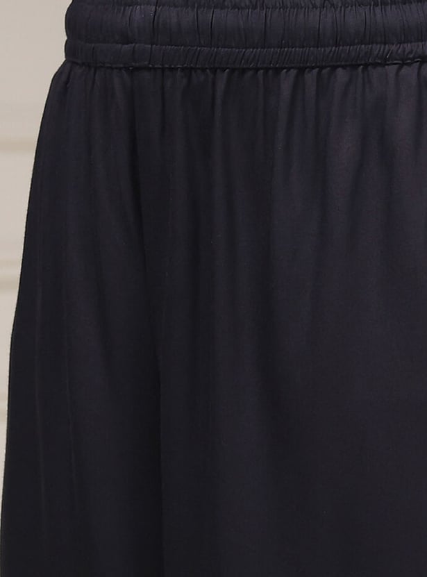 BIBA Embroidered Palazzos