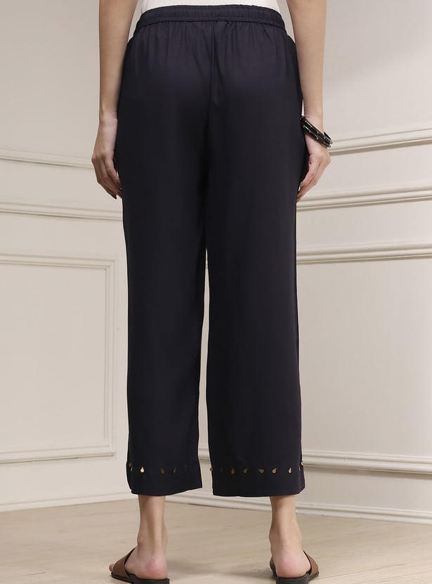 BIBA Embroidered Palazzos