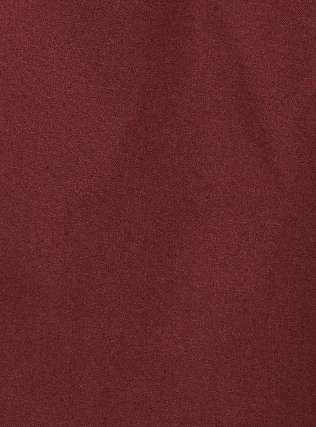 BIBA Solid Straight Pants