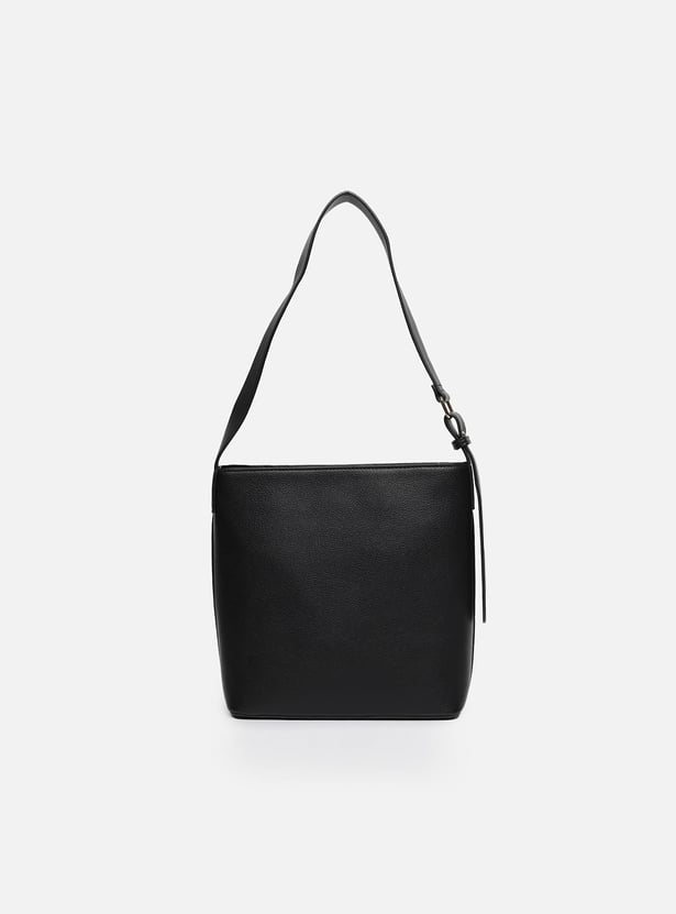 ALLEN SOLLY Embroidered Handheld Bag