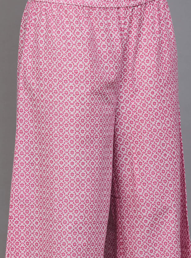 JUNIPER Printed Straight Kurta Set