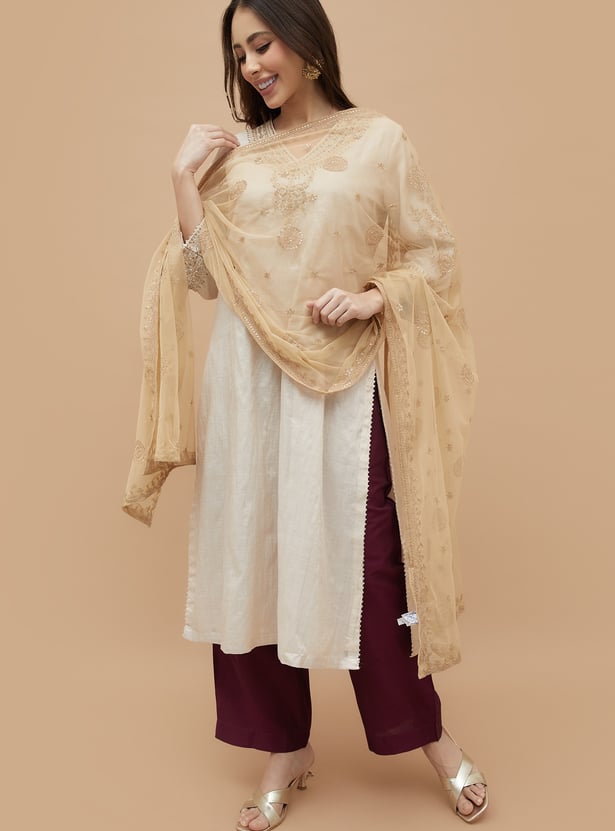 MELANGE Embroidered Dupatta