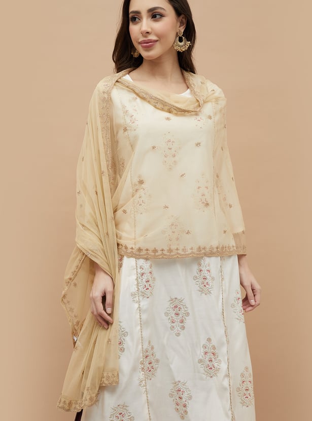 MELANGE Embroidered Dupatta