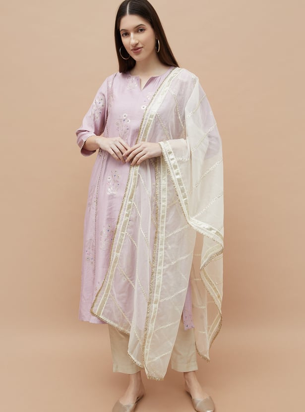 MELANGE Embroidered Dupatta