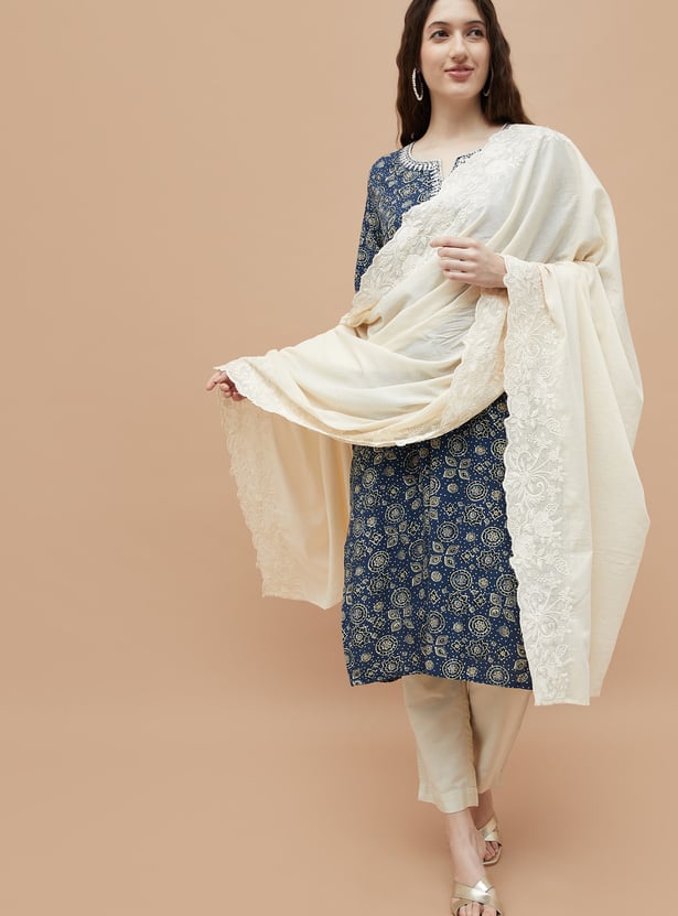 MELANGE Embroidered Dupatta