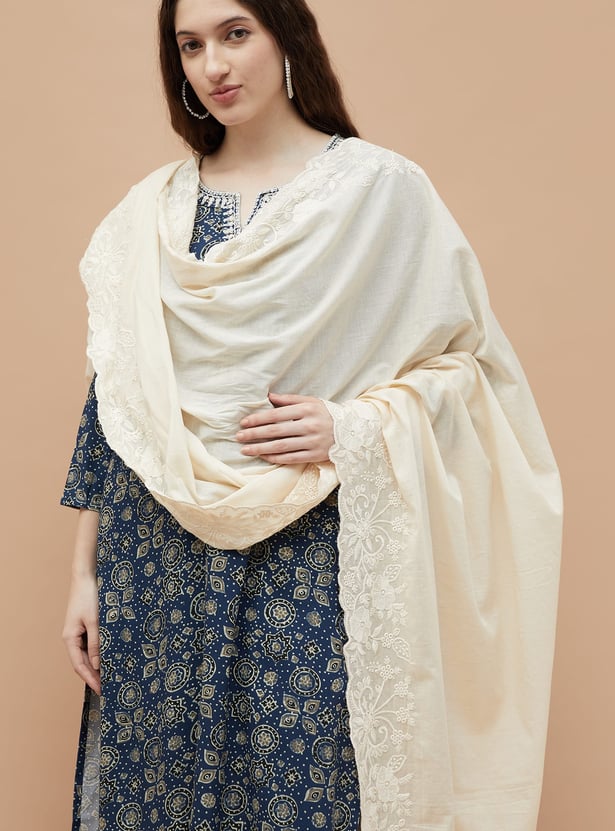MELANGE Embroidered Dupatta