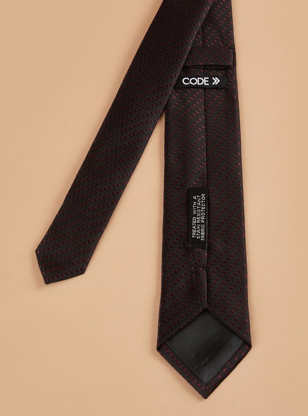 CODE Patterned Formal Tie