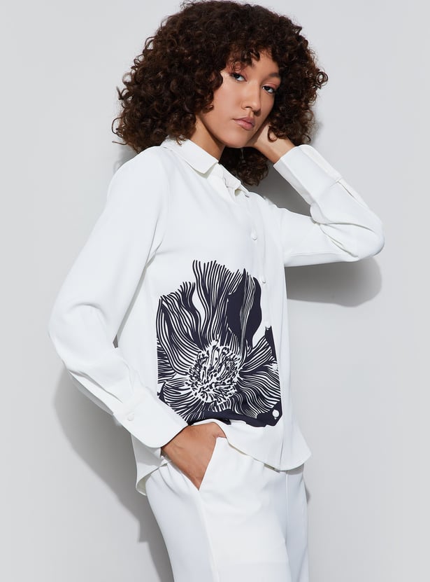 Buy CODE Floral Print Shirt from CODE at just INR 1799.0