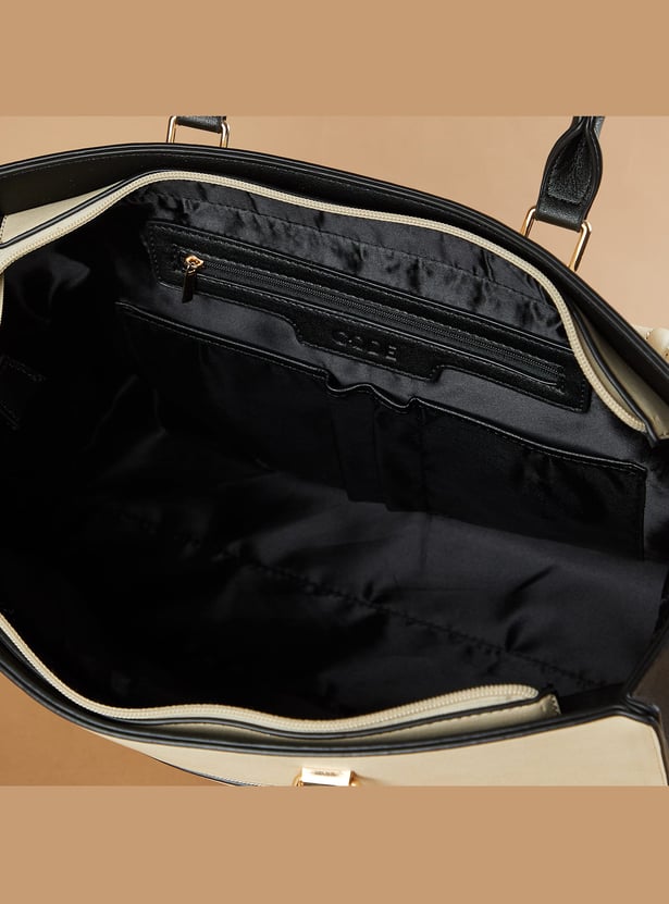 CODE Colourblocked Shoulder Bag