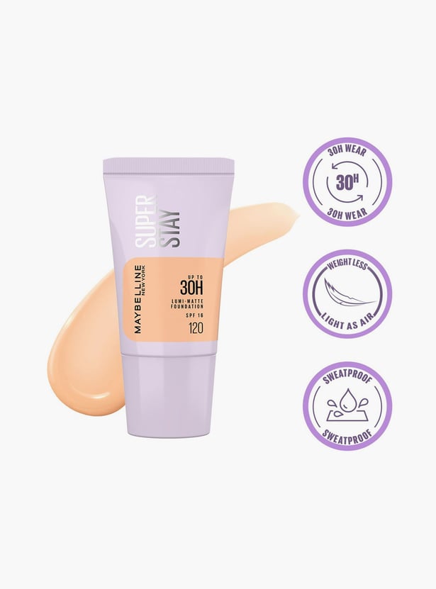 MAYBELLINE NEW YORK Super Stay Lumi Matte Liquid Foundation - 120 - 18ml