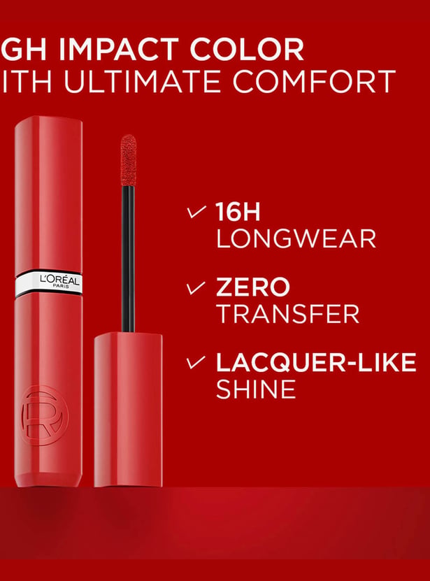 L'OREAL PARIS Infallible Laque Resistance Lacquer-Like Shine - 420 Le Rouge Paris - 4ml