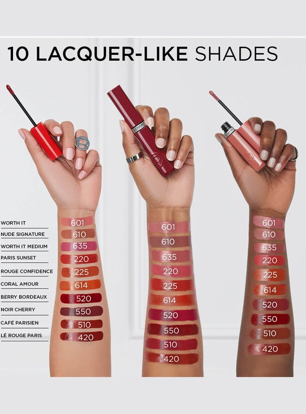 L'OREAL PARIS Infallible Laque Resistance Lacquer-Like Shine - 420 Le Rouge Paris - 4ml