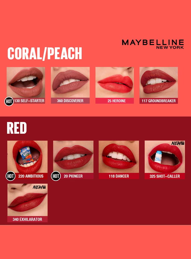 MAYBELLINE NEW YORK Superstay Matte Ink Liquid Lipstick - Entertainer - 5ml