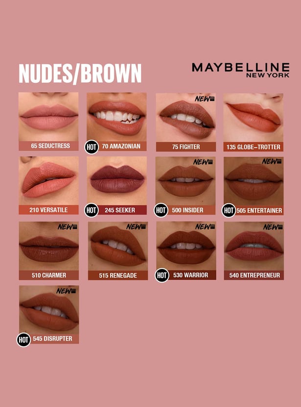 MAYBELLINE NEW YORK Superstay Matte Ink Liquid Lipstick - Entertainer - 5ml