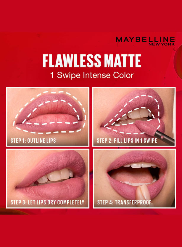 MAYBELLINE NEW YORK Superstay Matte Ink Liquid Lipstick - Renegade - 5ml