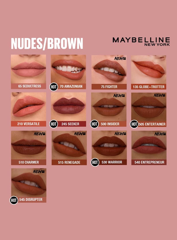 MAYBELLINE NEW YORK Superstay Matte Ink Liquid Lipstick - Renegade - 5ml