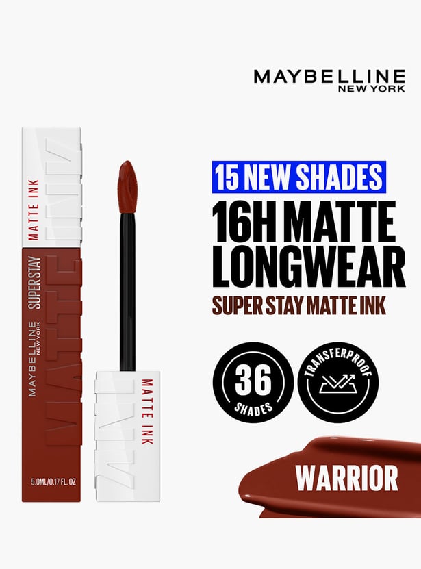 MAYBELLINE NEW YORK Superstay Matte Ink Liquid Lipstick - Warrior - 5ml