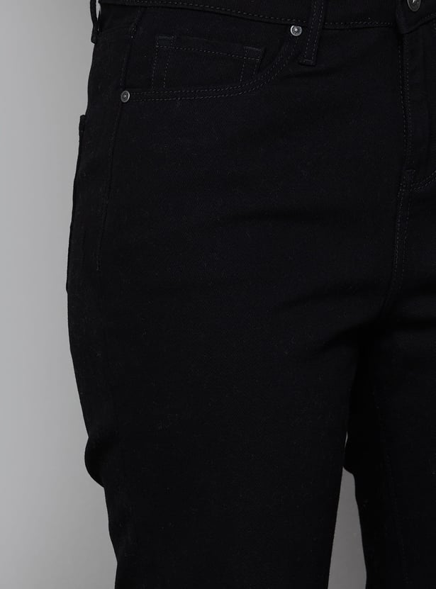 XPOSE Solid Bootcut Jeans