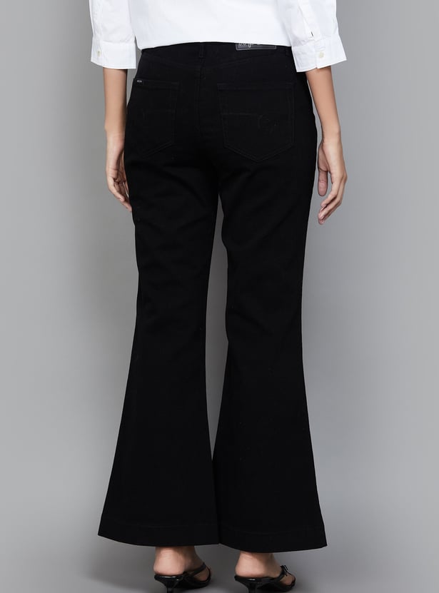 XPOSE Solid Bootcut Jeans