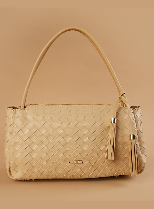 CODE Textured Shoulder Bag
