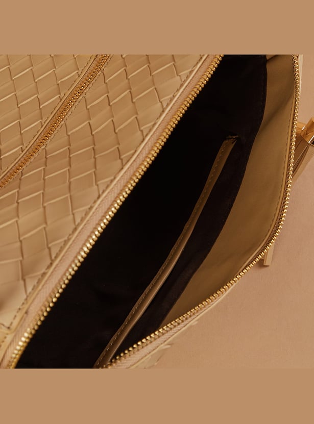 CODE Textured Shoulder Bag
