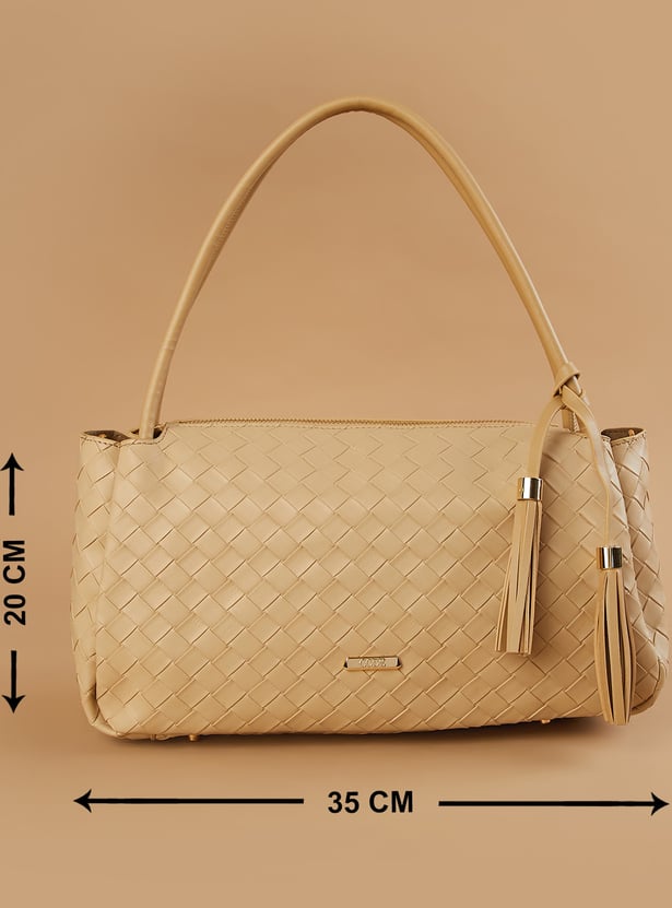 CODE Textured Shoulder Bag