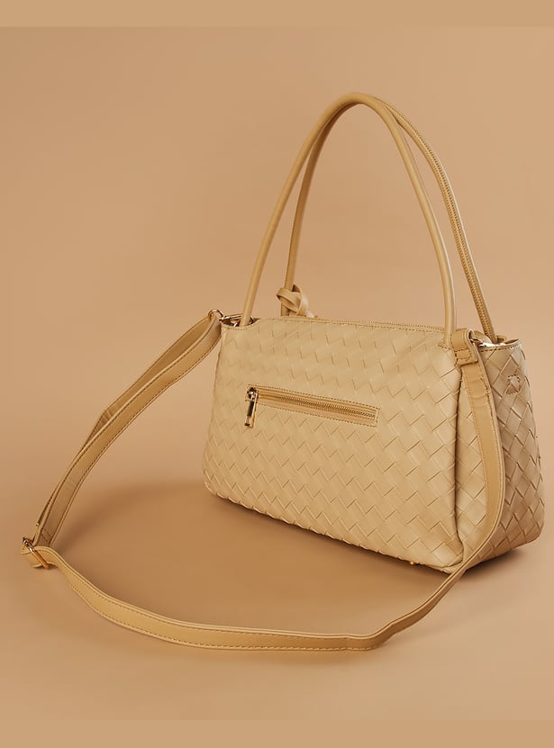 CODE Textured Shoulder Bag