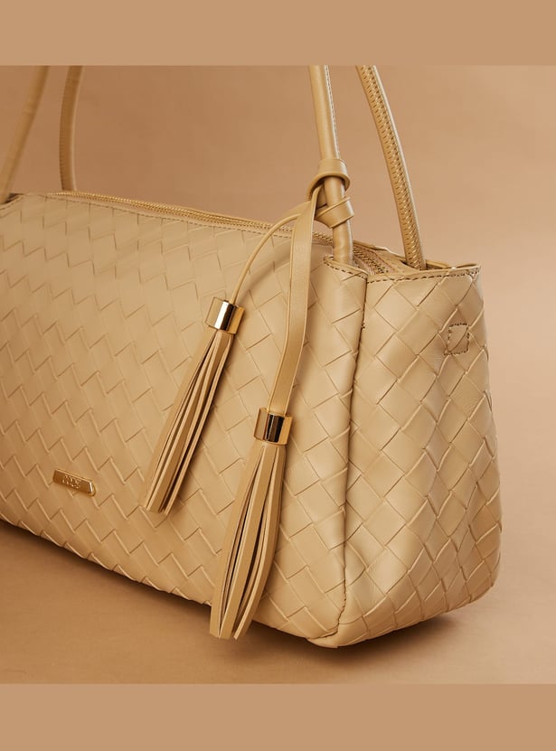 CODE Textured Shoulder Bag