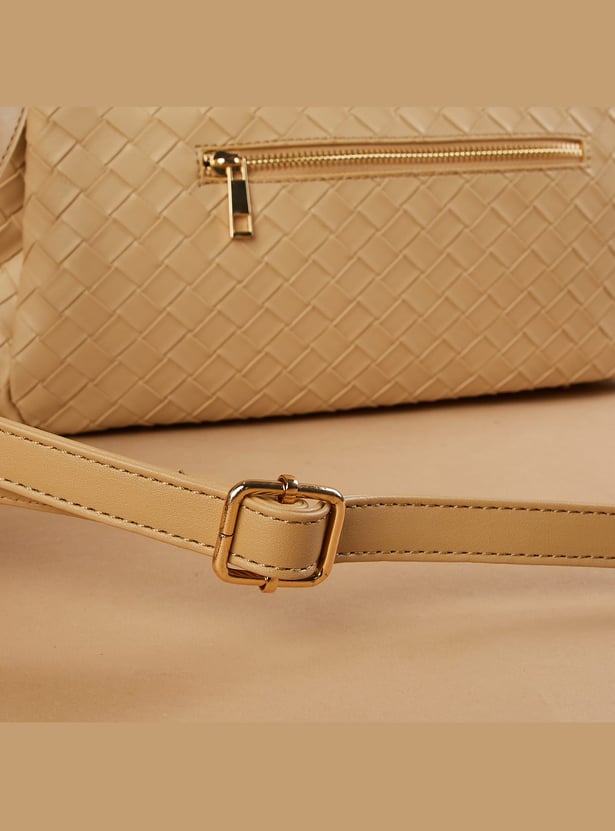 CODE Textured Shoulder Bag