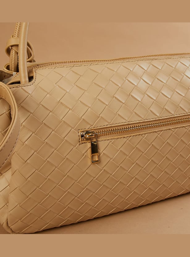 CODE Textured Shoulder Bag